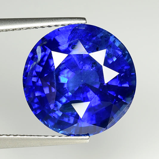 13.02 cts SPARKLING 100% Natural Vivid Royal Blue Color heated Ceylon Sapphire