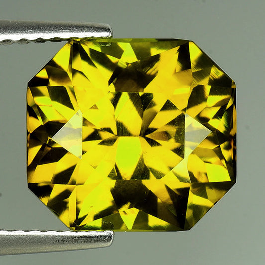 6.99 cts SPARKLING 100% Natural Greenish Yellow Color Unheated Chrysoberyl (GIA)