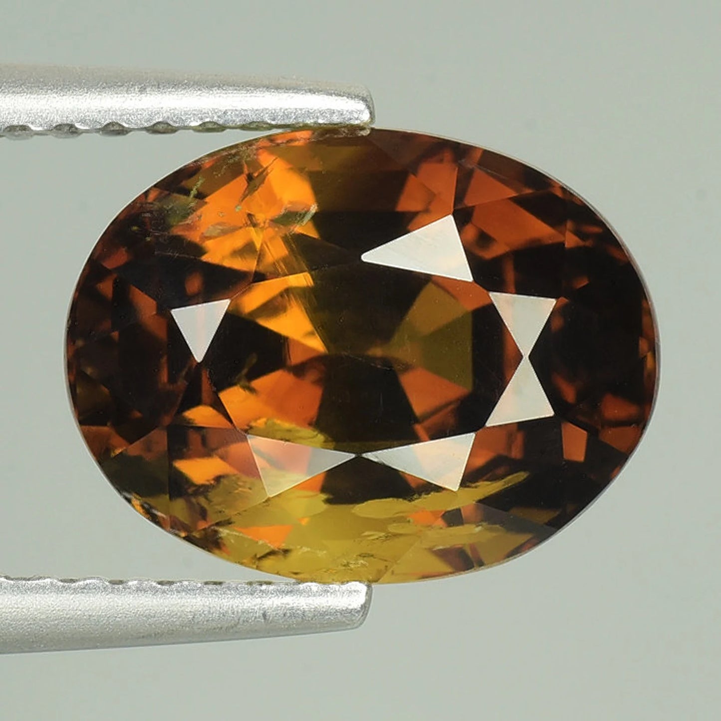 4.96 cts SPARKLING 100% Natural Brownish Orange Color Unheated Chrysoberyl (GIA)