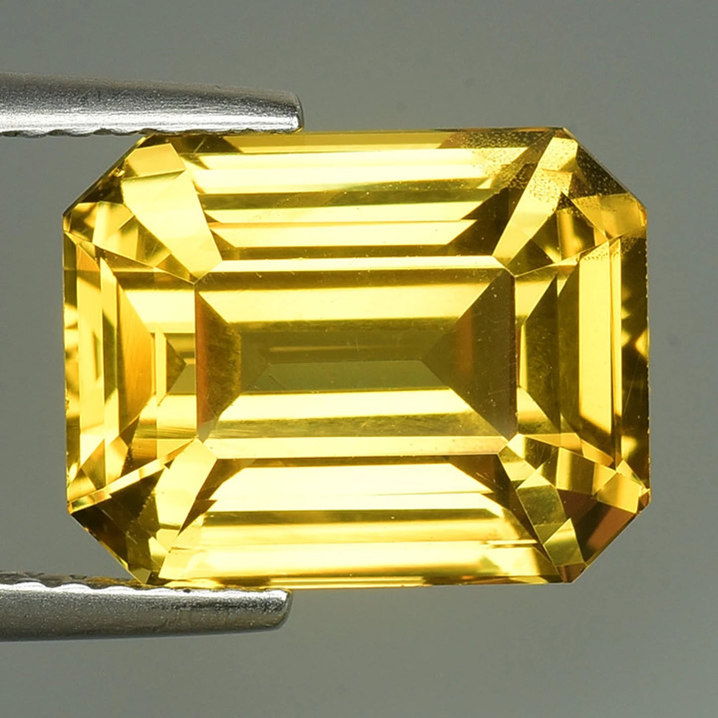 6.11 cts SPARKLING 100% Natural Yellow Color Unheated Chrysoberyl (GIA)