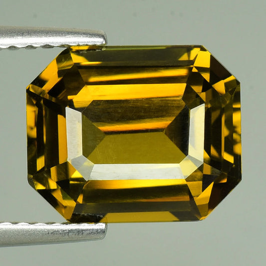 5.56 cts SPARKLING 100% Natural Brown Color Unheated Chrysoberyl (GIA)